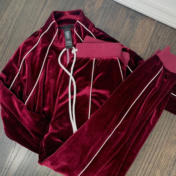 h:ours Pants - Velvet Jumpsuit